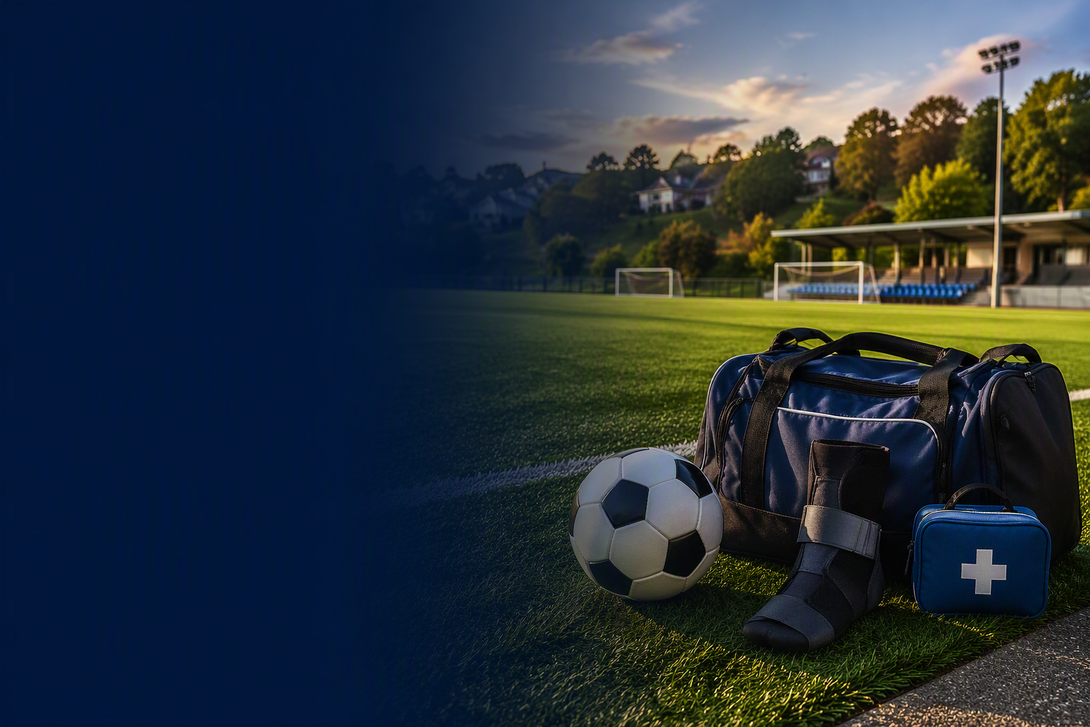 sporting-recreational-injury-claims-lawyers-gwk.jpg Local sporting field and first aid equipment for recreational injury claims